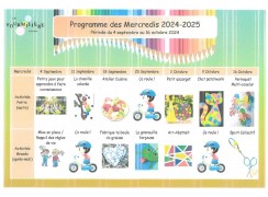 PROGRAMME DES MERCREDIS 2024-2025