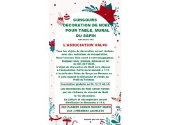 CONCOURS DE DECORATIONS DE NOEL AU PROFIT DU TELETHON LE 1ER DECEMBRE 2024