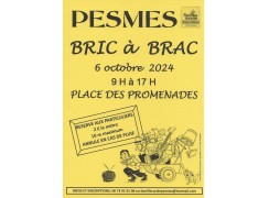 BRIC A BRAC DE FAMILLES RURALES  LE 6 OCTOBRE